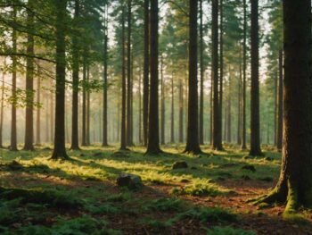 biodiverse habitat with tree diversity