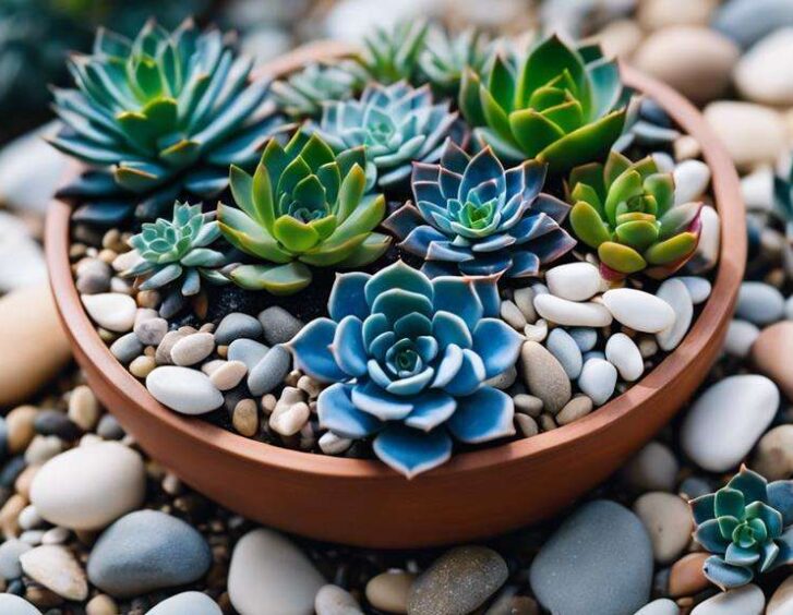 blue succulents add vibrancy blue succulents add vibrancy