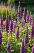 colorful agastache for gardens