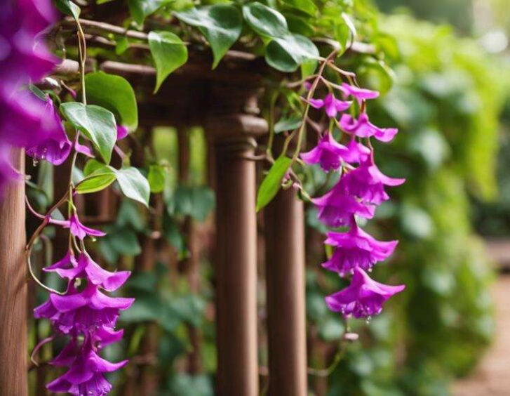 cultivating purple bell vine
