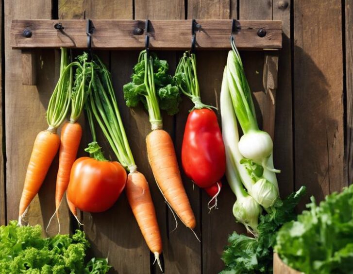 efficient garden harvesting storage