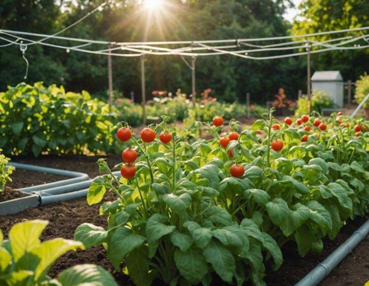 garden irrigation efficiency improvement