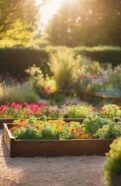 gardening in raised beds