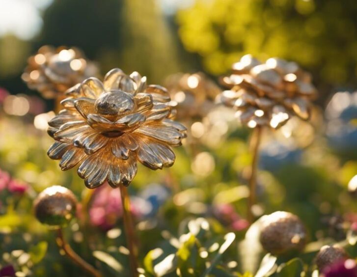 metal flowers for garden metal flowers for garden