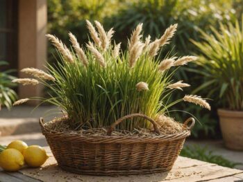 sowing lemongrass seeds joyfully