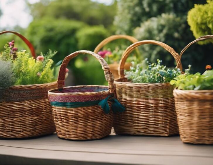 stylish garden basket options stylish garden basket options