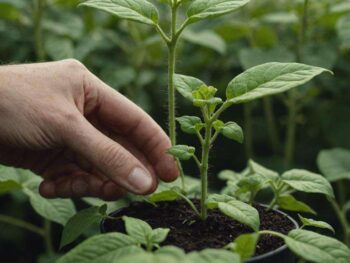 tomato plant thinning tips