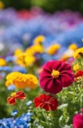 vibrant annual flowers recommended