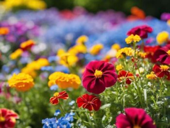 vibrant annual flowers recommended