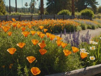 vibrant native wildflowers bloom